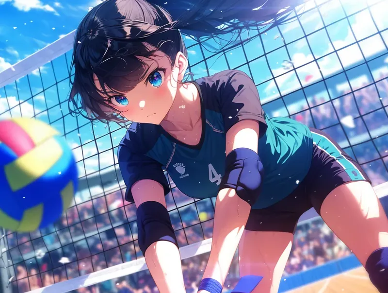 Anime Outdoor Sport Characters