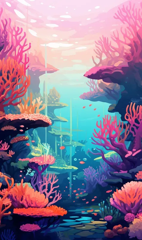 Cartoon Landscapes Posters