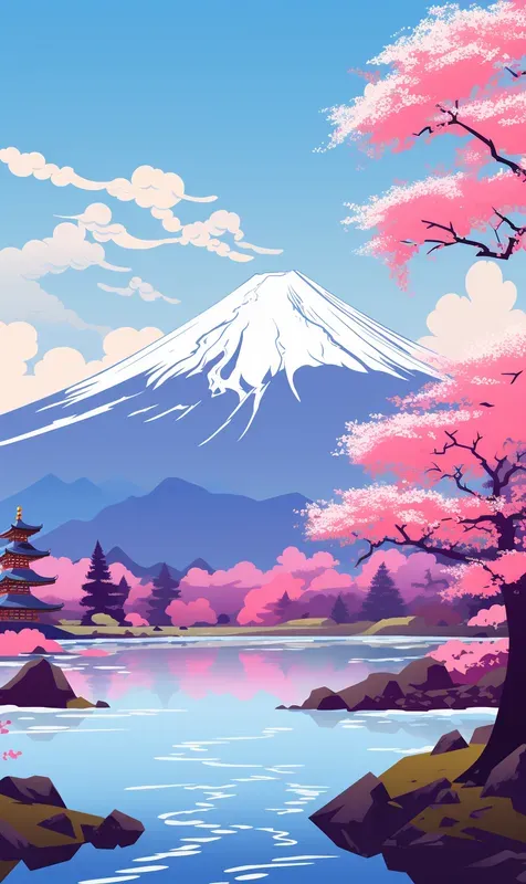 Cartoon Landscapes Posters