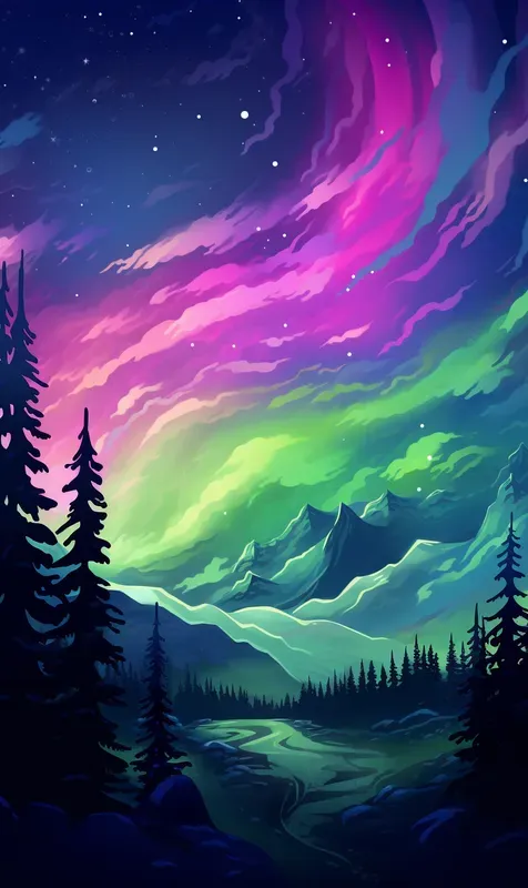 Cartoon Landscapes Posters