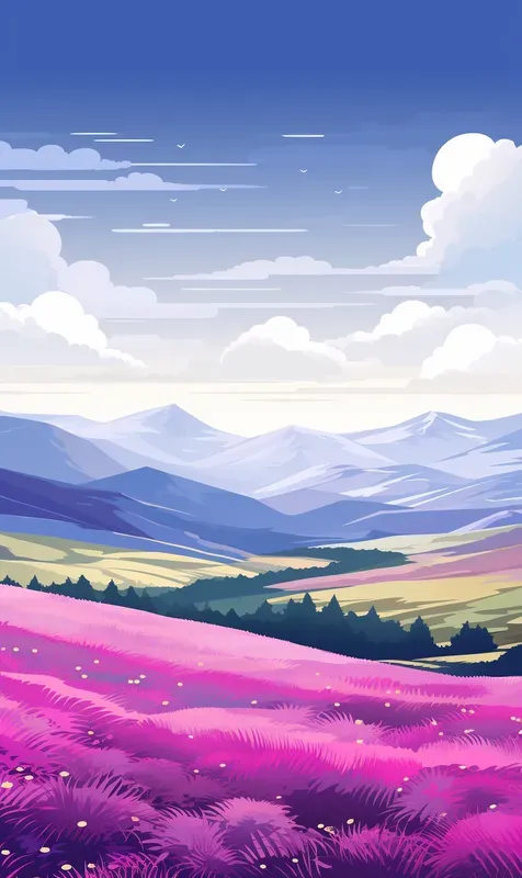 Cartoon Landscapes Posters