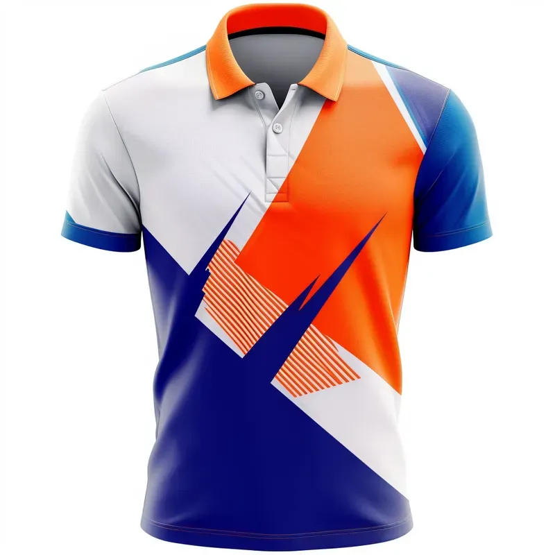 3D Colorful F1 Inspired Polo Tshirts