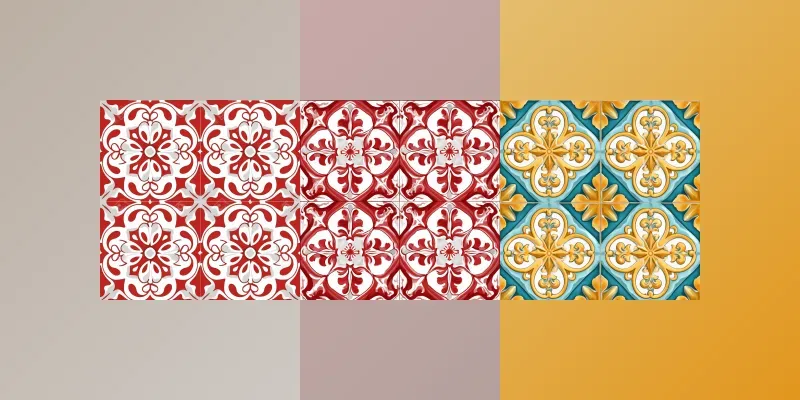 Azulejo Tile Pattern Designs generated by undefined