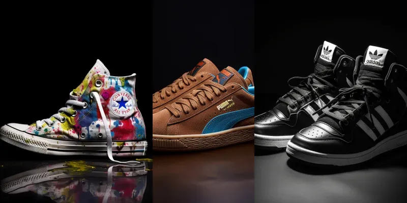 Product Photography Sneakers generated by undefined