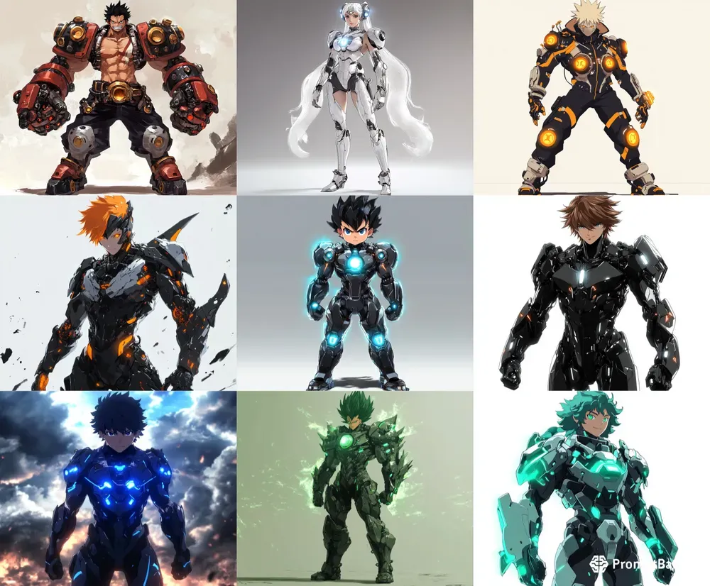 Anime Hero Mechanical Fantasies