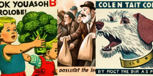 Old School Protest Art generated by dalle