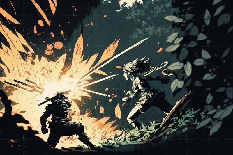 Epic Anime Battle Scenes