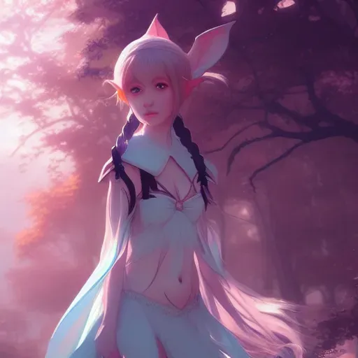 Anime Concept Art Shaded Digital Art