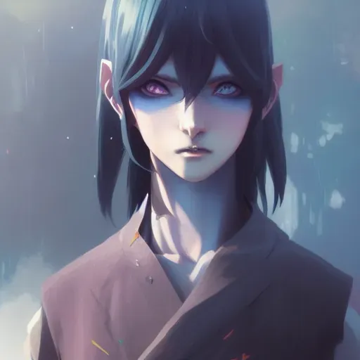 Anime Concept Art Shaded Digital Art