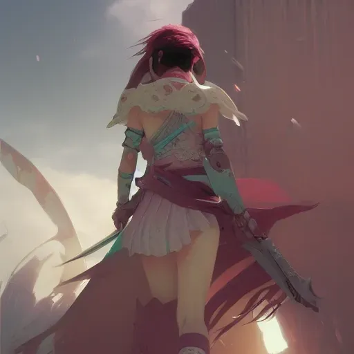 Anime Concept Art Shaded Digital Art