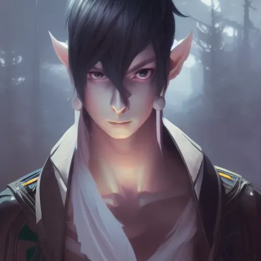 Anime Concept Art Shaded Digital Art