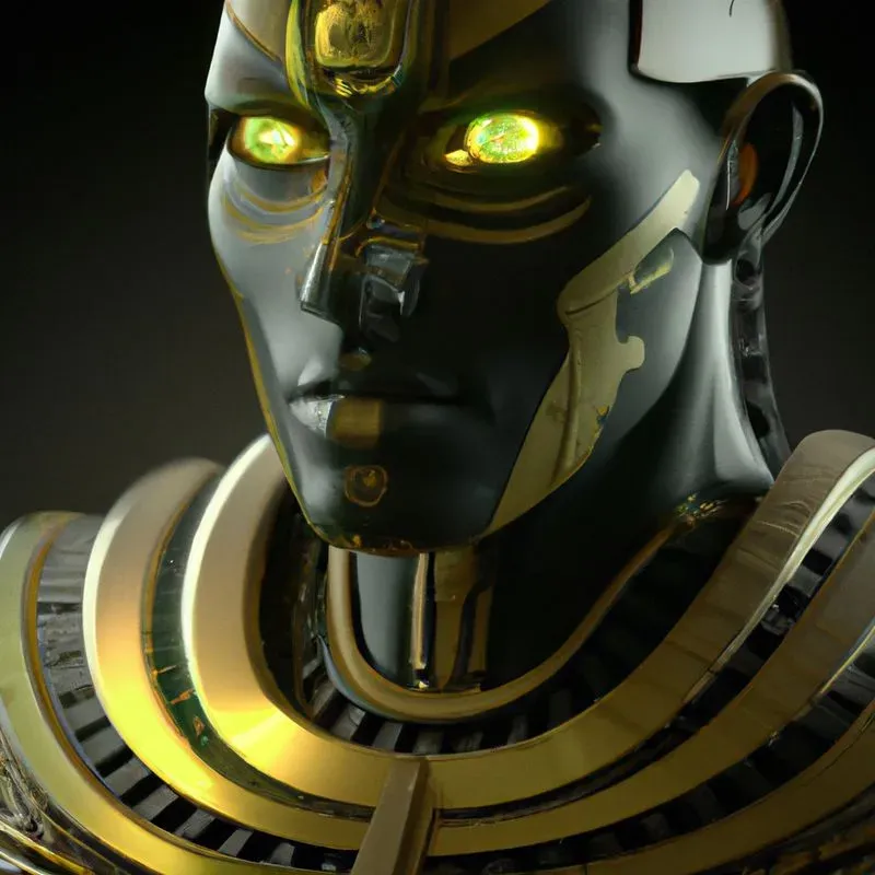 Neon Egyptian Gods Of Death