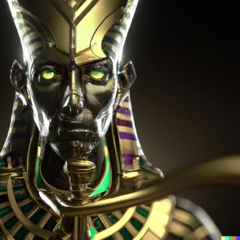 Neon Egyptian Gods Of Death