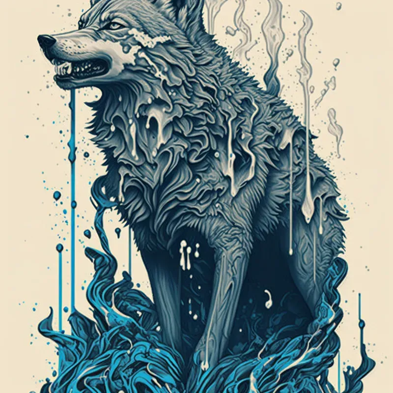Dripping Art Illustrations