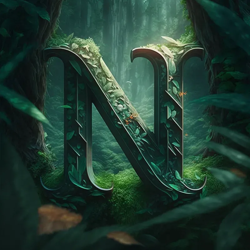 Medieval Style Font Letters