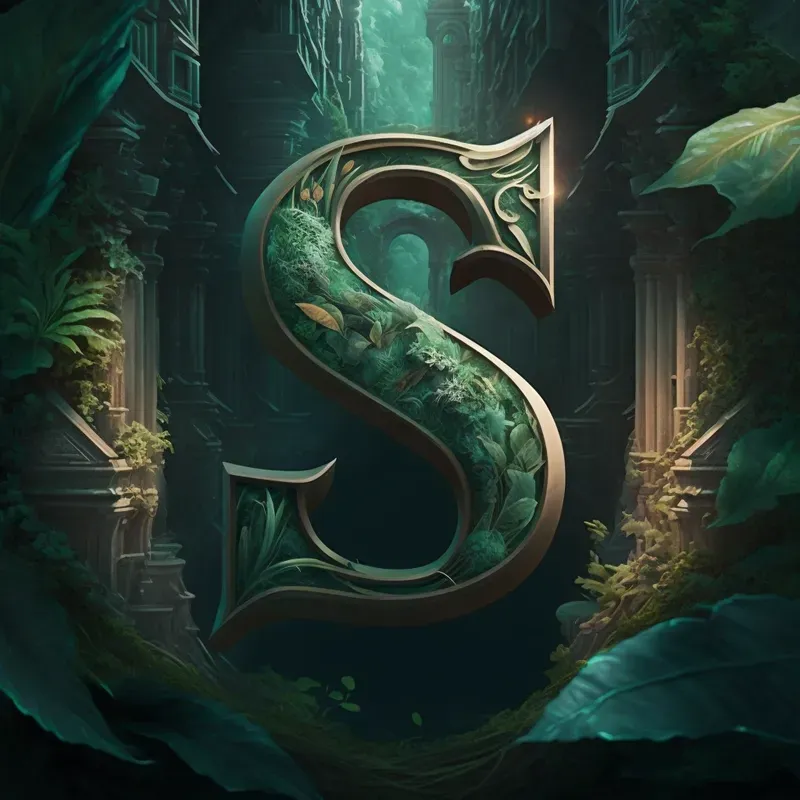 Medieval Style Font Letters