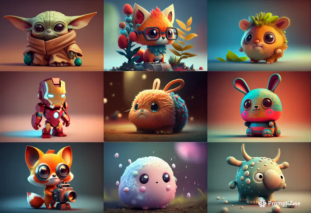 Captivating Cuteness Adorable Characters