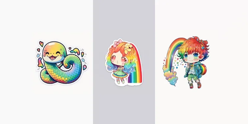 Cute Kawaii Characters generated by undefined