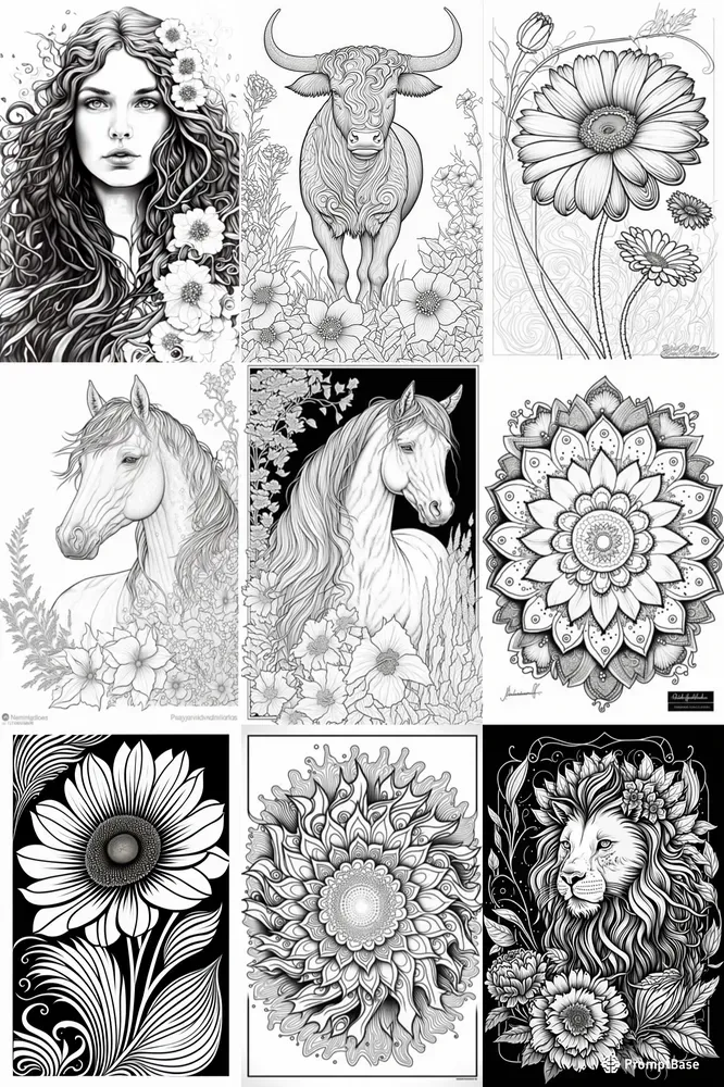 Beautiful Flower-themed Artworks