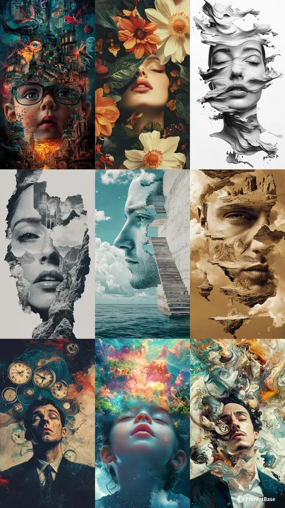 Dali Inspired Portraits