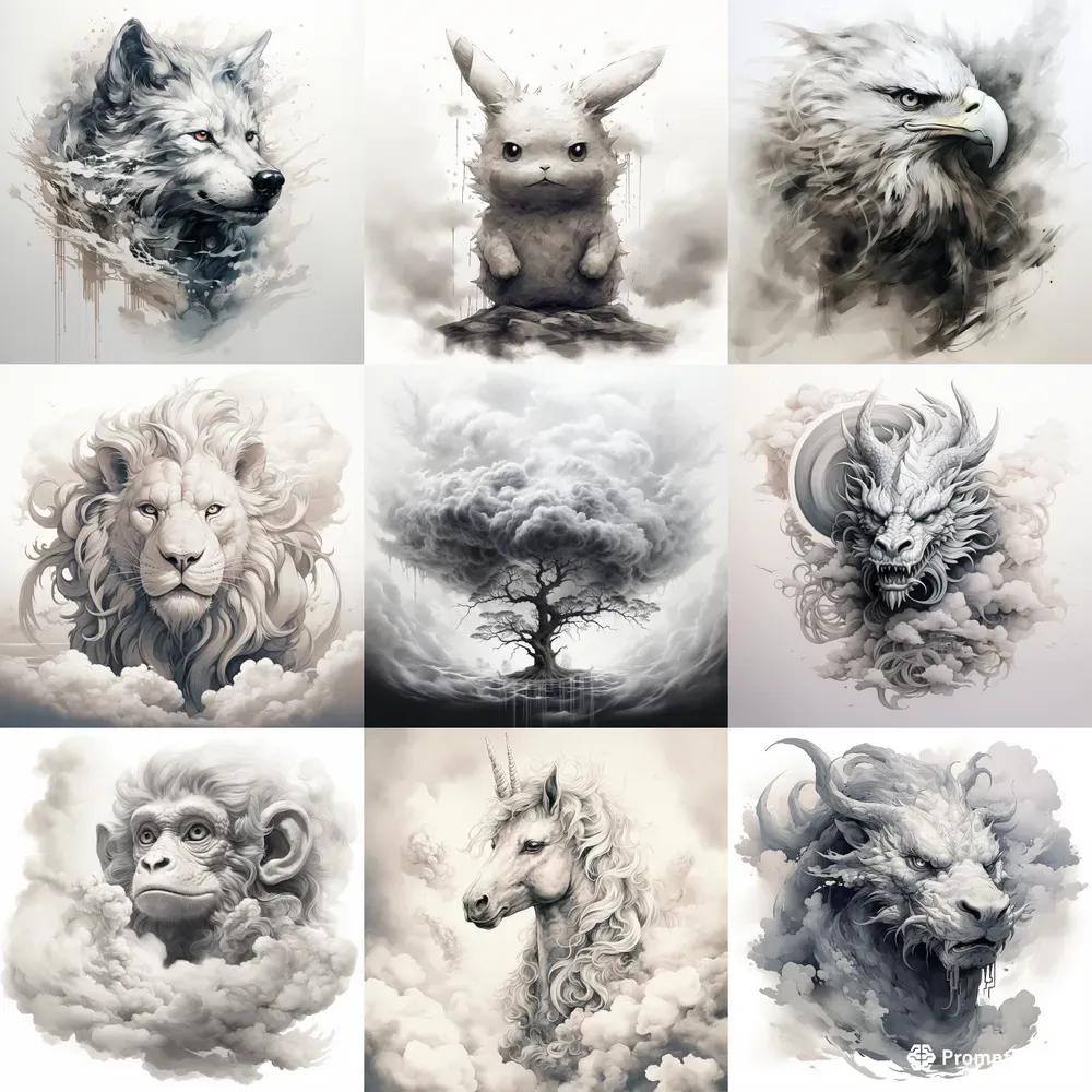 Cloud Sketch Art