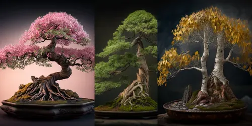 Bonsai Trees generated by midjourney