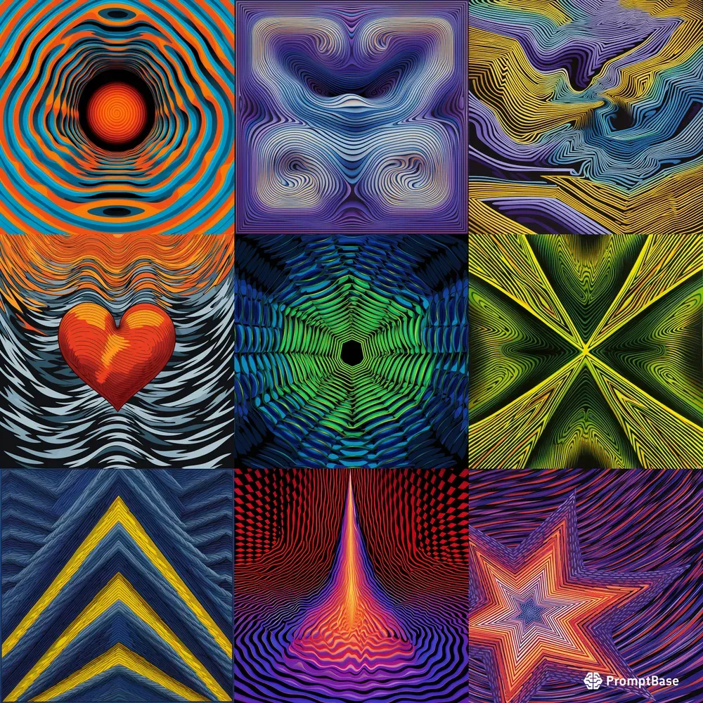 Tame Impala Inspired Optical Illusions
