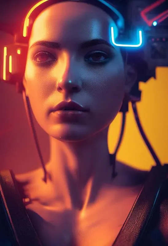 Cyberpunk Half Cyborg Beauties