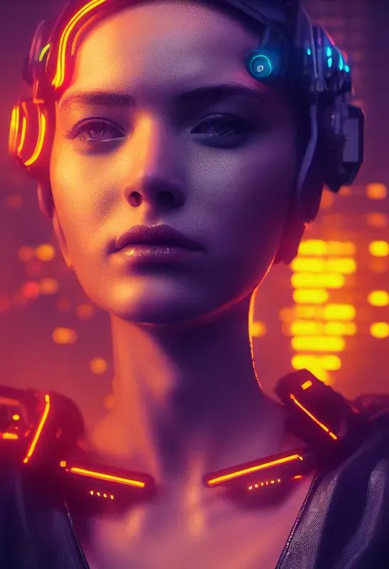 Cyberpunk Half Cyborg Beauties