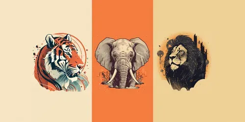 T-shirt Designs Wildlife-inspired generated by midjourney