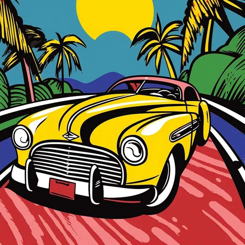Tshirt Design Retro Pop Art