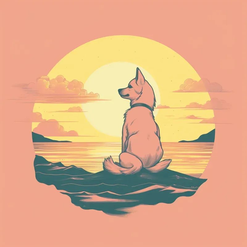 Tshirt Design Serene Sketches