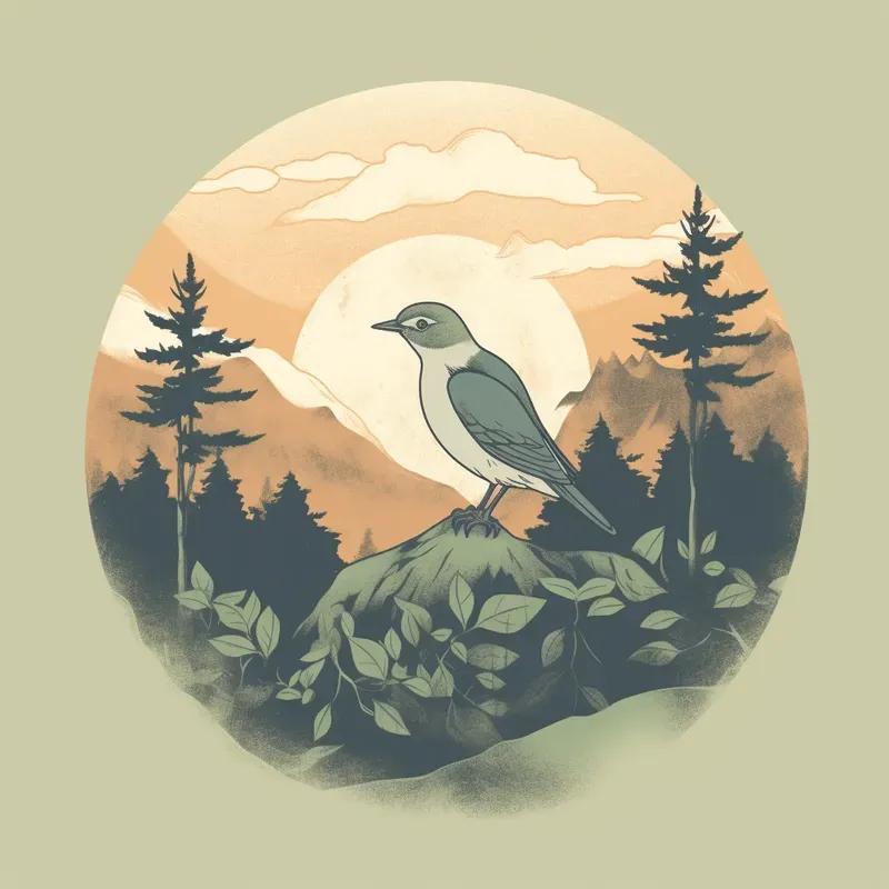 Tshirt Design Serene Sketches
