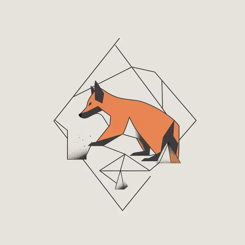 Polygon Minimal Tshirt Logo Designs