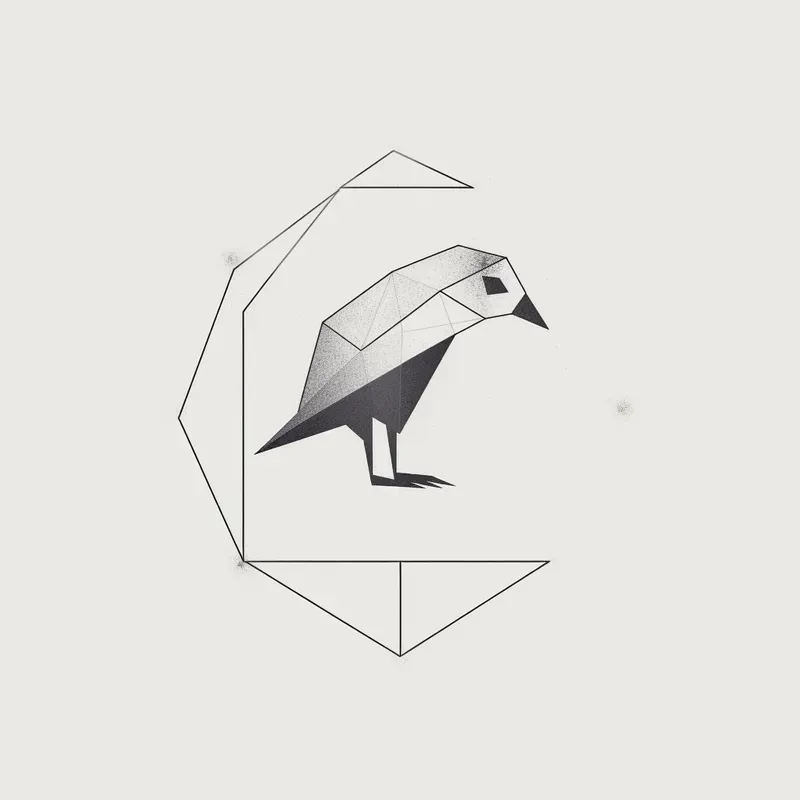 Polygon Minimal Tshirt Logo Designs