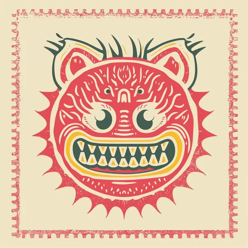 Chinese Vintage Stamp Designs