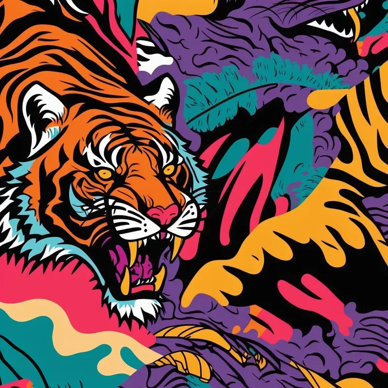 MTV-Inspired Pattern Designs