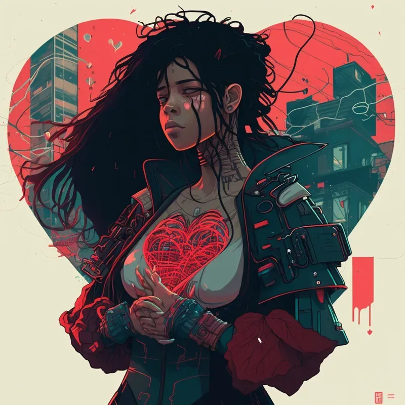 Collections Of Cyberpunk Anime Girls