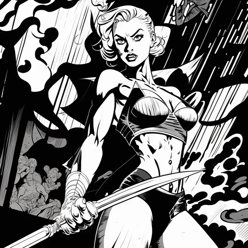 A Sin City-inspired Comic Collections