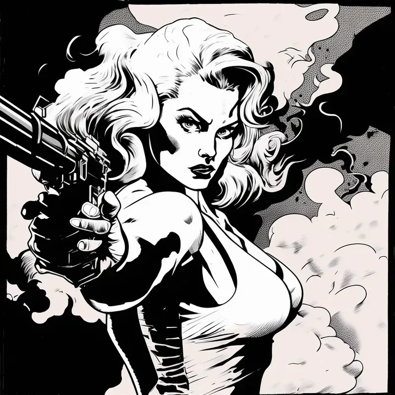 A Sin City-inspired Comic Collections