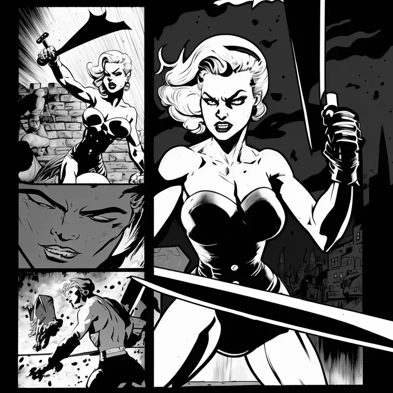 A Sin City-inspired Comic Collections