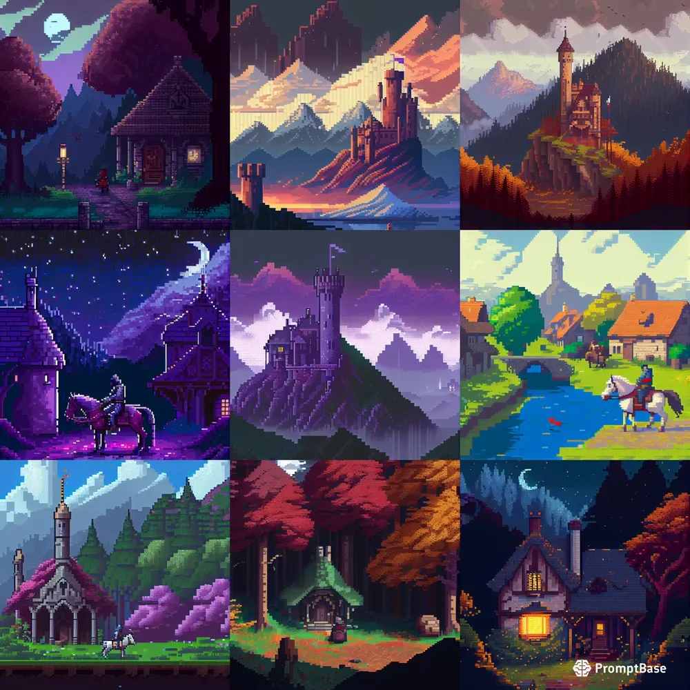 Pixel Aesthetic Loading Screens