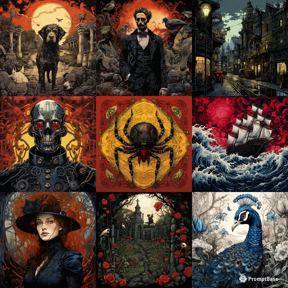 Neo Victorian Illustrations