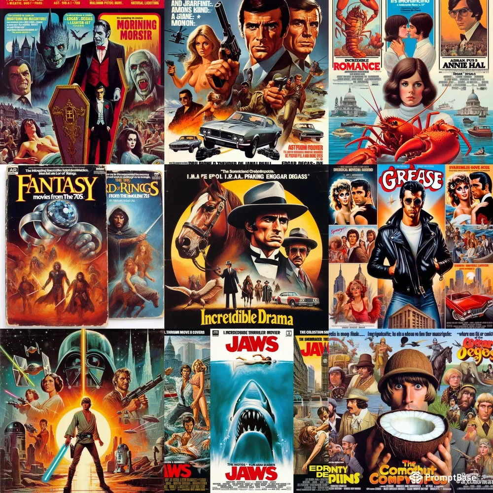 Movies Covers Seventies