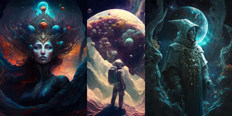 Amazing Characters From Outer Space generated by undefined