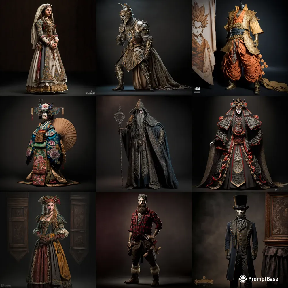 Broadway Character Costume Designs