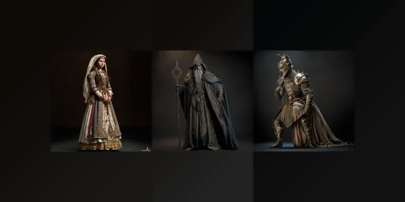 Broadway Character Costume Designs generated by undefined