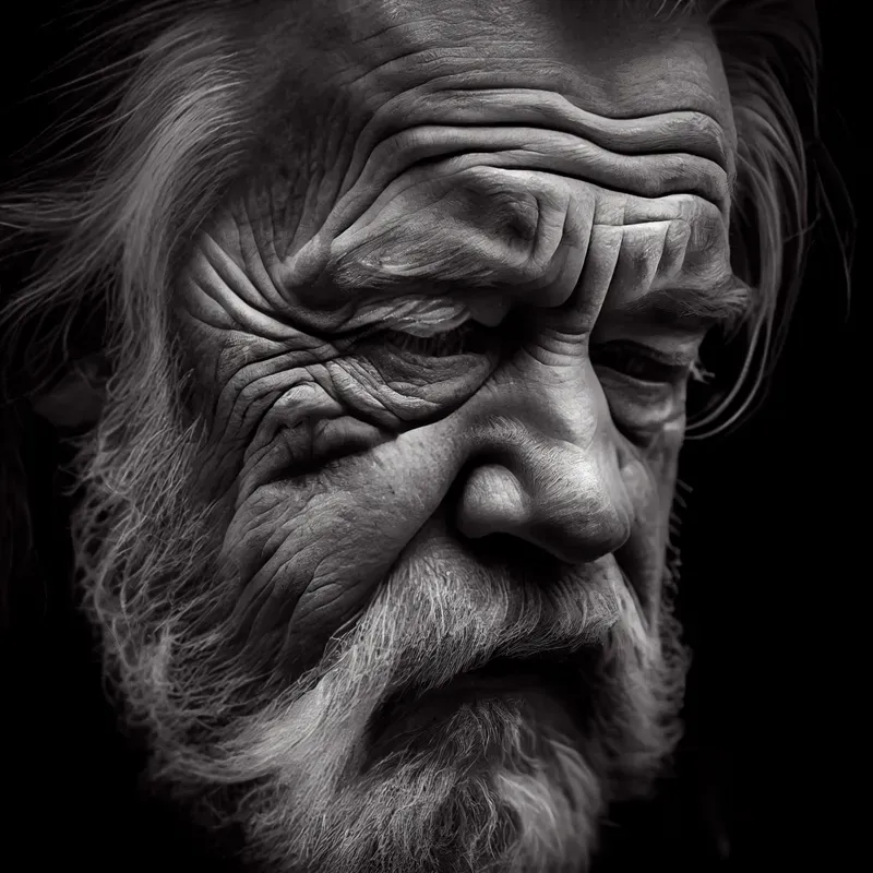 Gritty Black And White Portraits