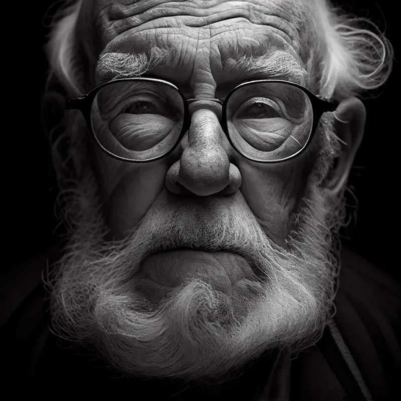 Gritty Black And White Portraits