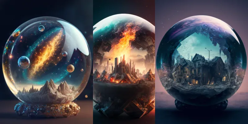 Universes In A Crystal Ball generated by undefined